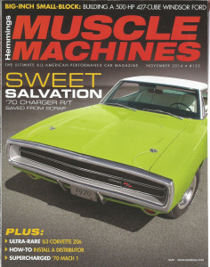 HEMMINGS MUSCLE MACHINES 2014 NOV - 63 Z06, ASC/McLAREN, 427 WINDSOR